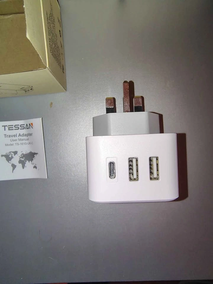 TESSAN Travel Adapter TS-1610-UK-C - photo 4