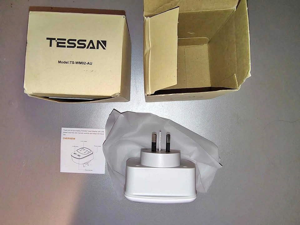 TESSAN Travel Adapter TS-WM02-AU