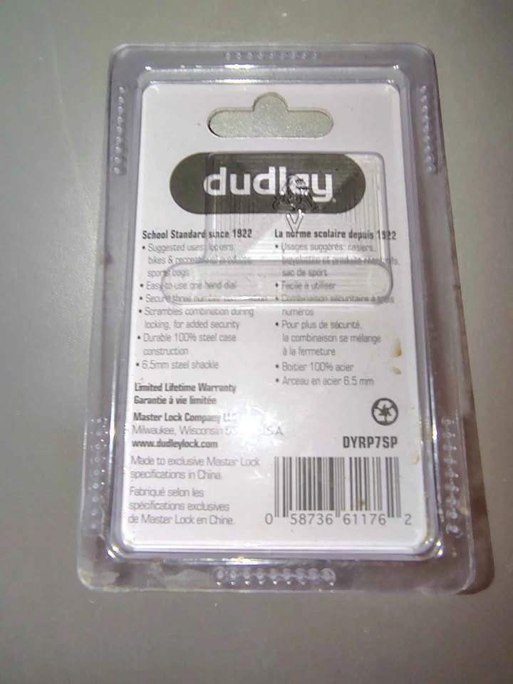 Dudley Combination Padlock - photo 2