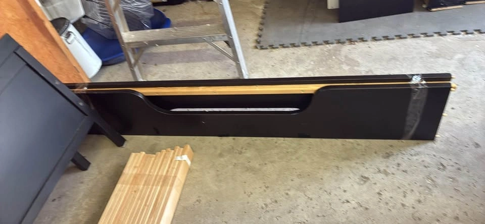 Ikea kids twin bed black - photo 4