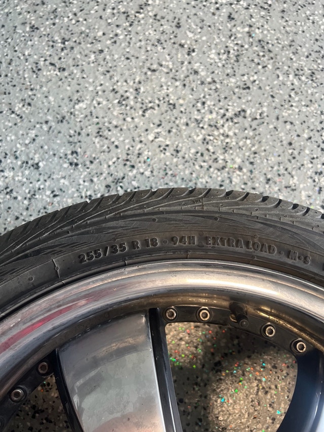Continental 255/35R18 Tires with Rims - photo 4