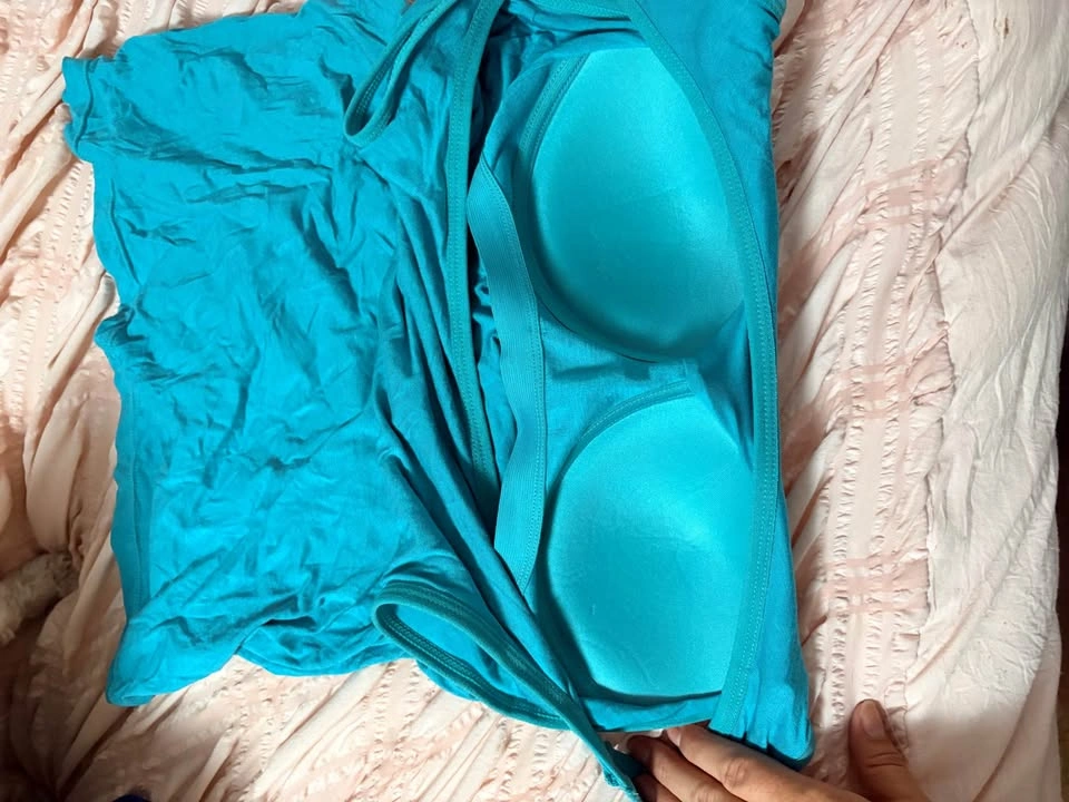 Teal Shelf Bra Camisole Size 1XL - photo 2