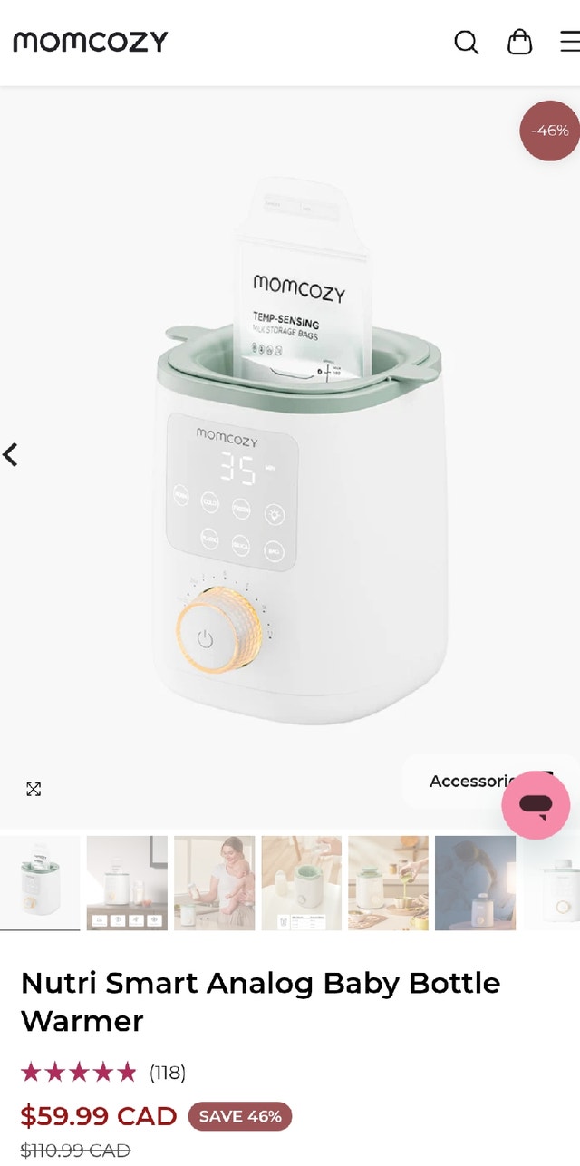 Momcozy Nutri Smart Analog Baby Bottle Warmer