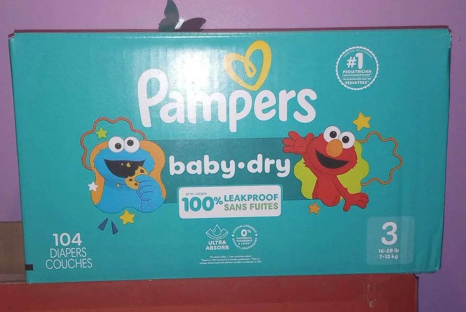 3 boxes of Pampers Diapers image indicator(2)