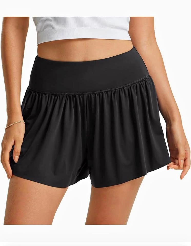 Black High-Waisted Athletic Skort - Size 3X-Large