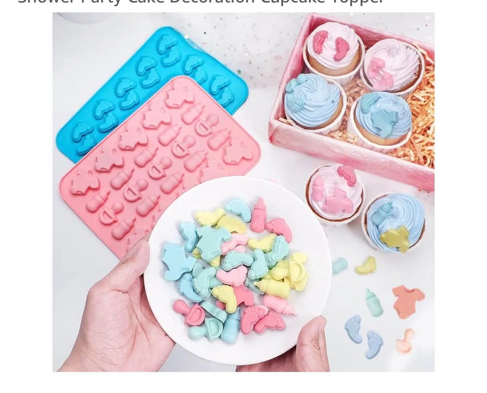 Webake 2-Pack Baby Shower Silicone Molds - photo 5