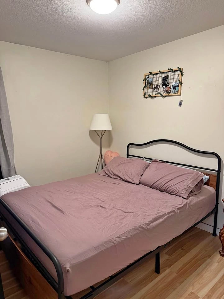 Queen Metal Platform Bed Frame – Black – No Mattress