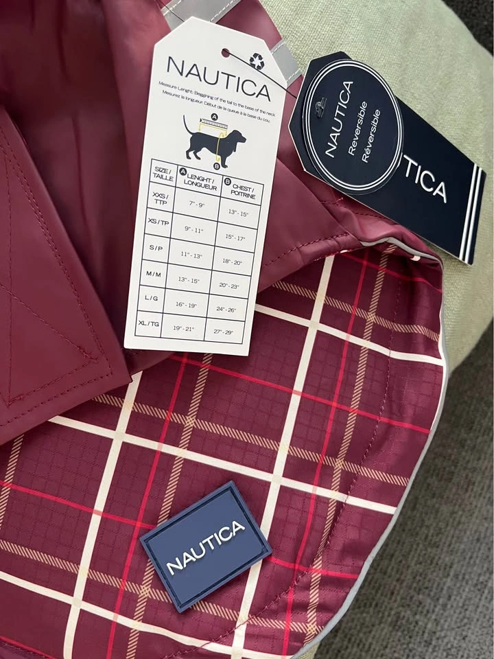 Waterproof dog jacket Nautica size L - photo 4