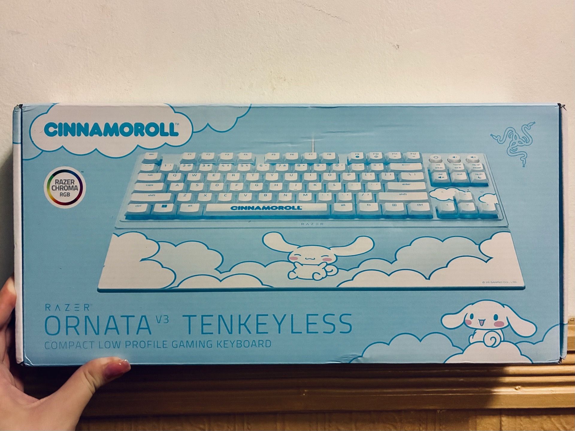 SANRIO Cinnamoroll x Razer Ornata V3 Tenkeyless Gaming Keyboard
