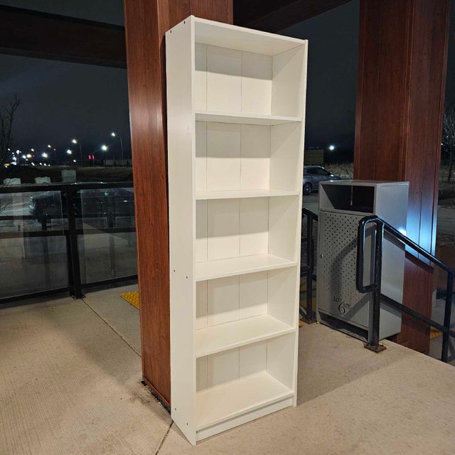 Tall White Bookshelf