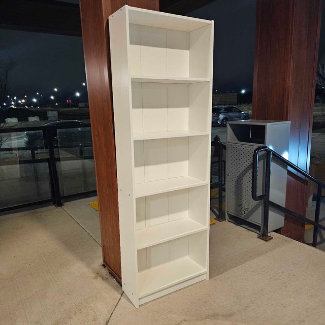 Tall White Bookshelf - photo 2