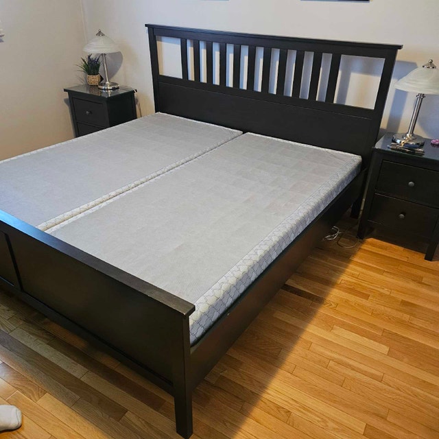 King Size bed frame with box springs - photo 4