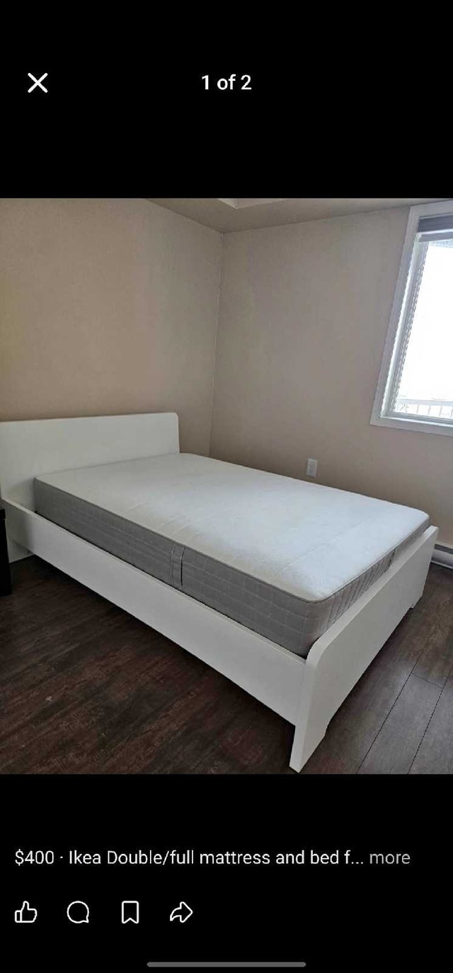 Delivery: Double/Full Size bed frame and mattress