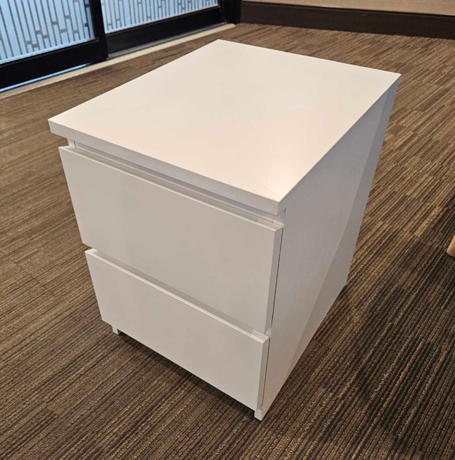 Free Delivery: White Nightstand for sale