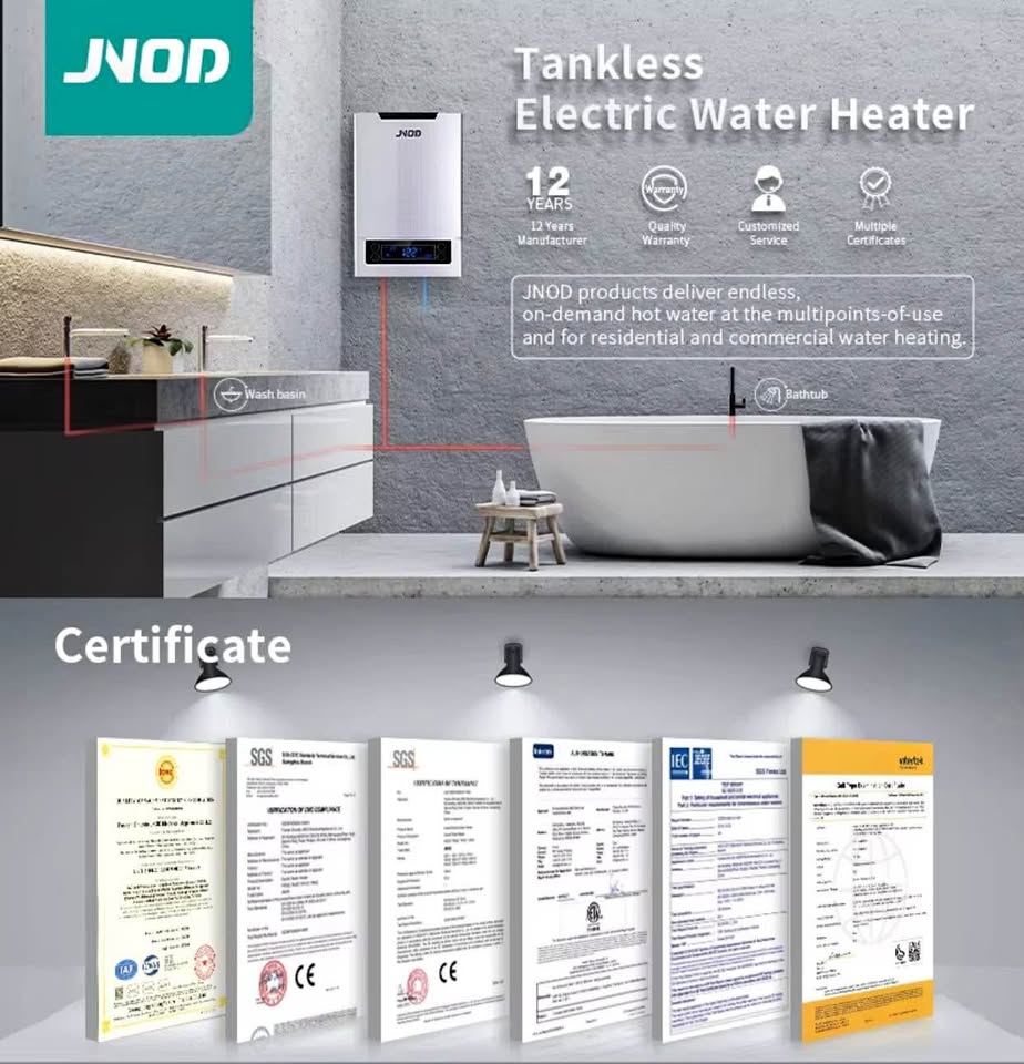 JNOD Tankless Electric Water