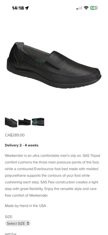 SAS Weekender Men's Slip-On Shoes
