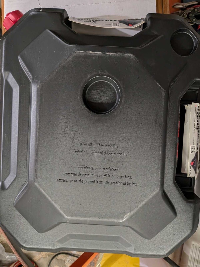 Oil drain container - photo 4