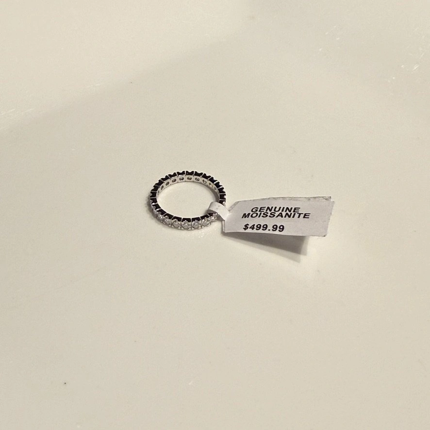 Eternity Band – 925 Sterling Silver (Size 7) NWT - photo 4