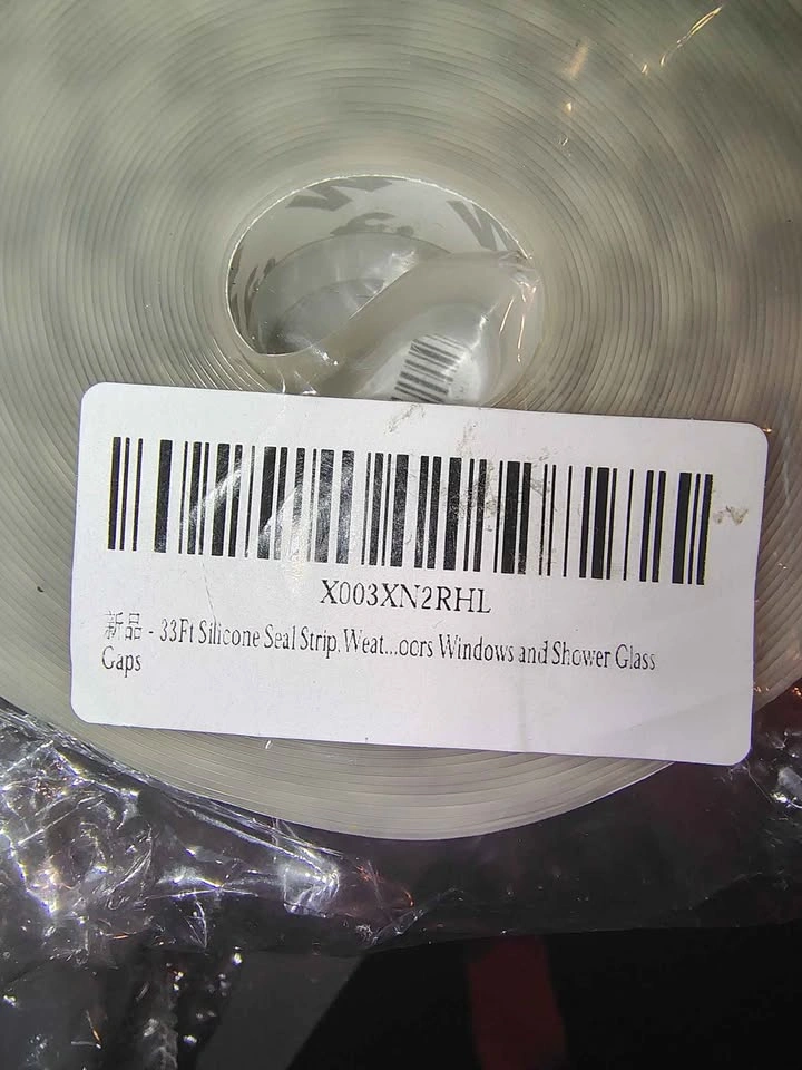 3M Silicone Weather Stripping – Clear Door & Window Tape - photo 4