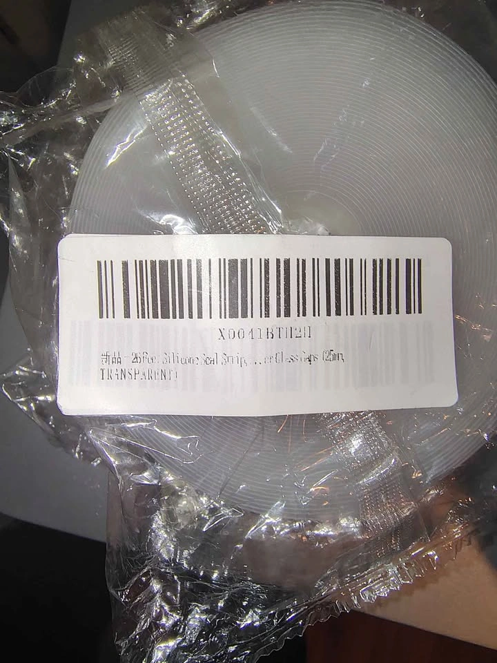 3M Silicone Weather Stripping – Clear Door & Window Tape - photo 5