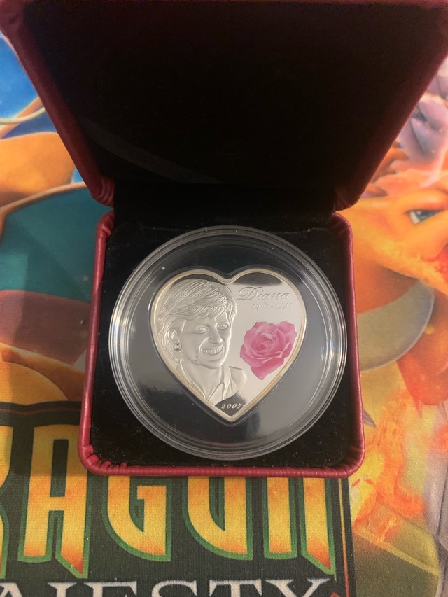 Princess Diana Commemorative Silver Coin – $5 P