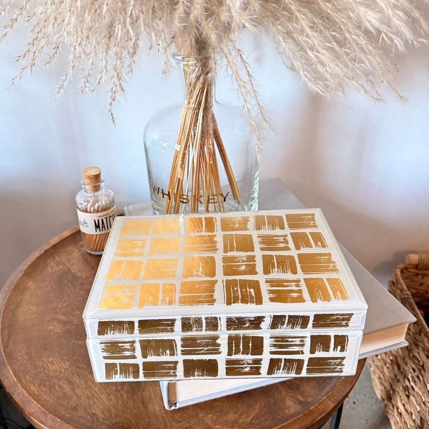 Gold Jewelry / Storage Box - West Elm