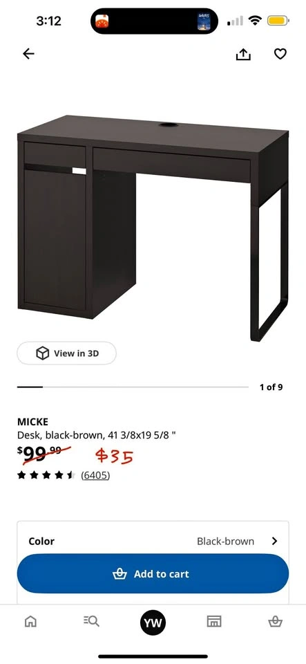 Ikea Study Desk
