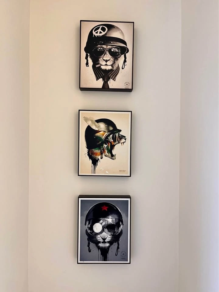 Set of 3 Hidden Moves Art Pieces