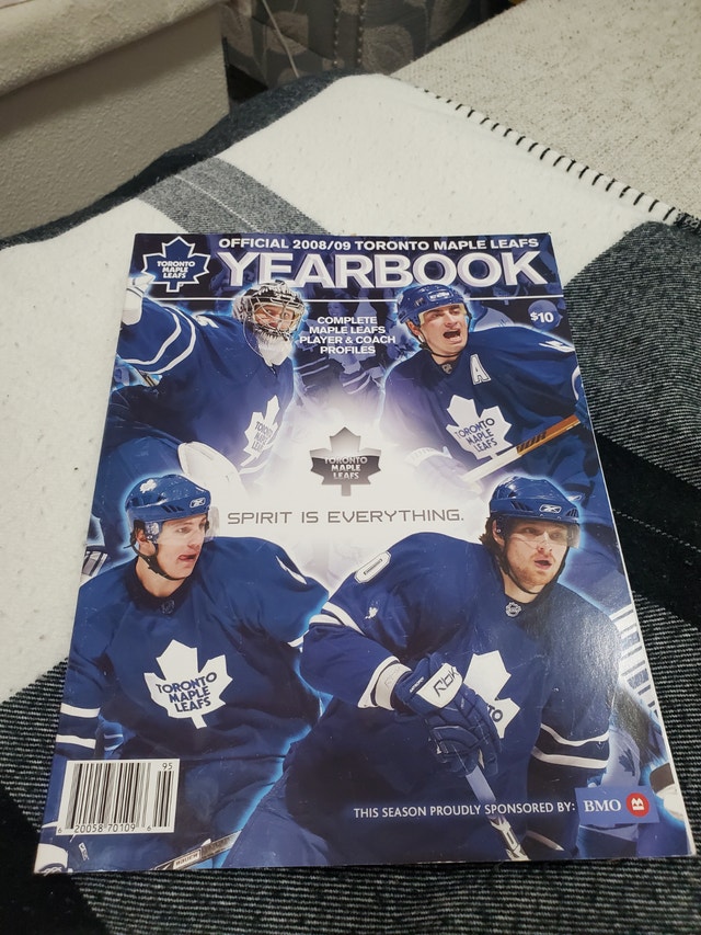 Toronto Maple Leafs and NFL Yearbooks
