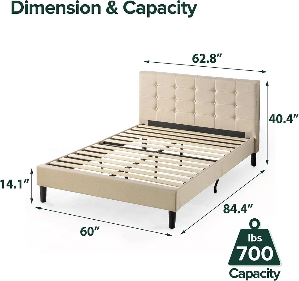 Queen Upholstered Bedframe - photo 2