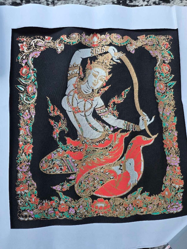 Thai Silk Wall Hanging