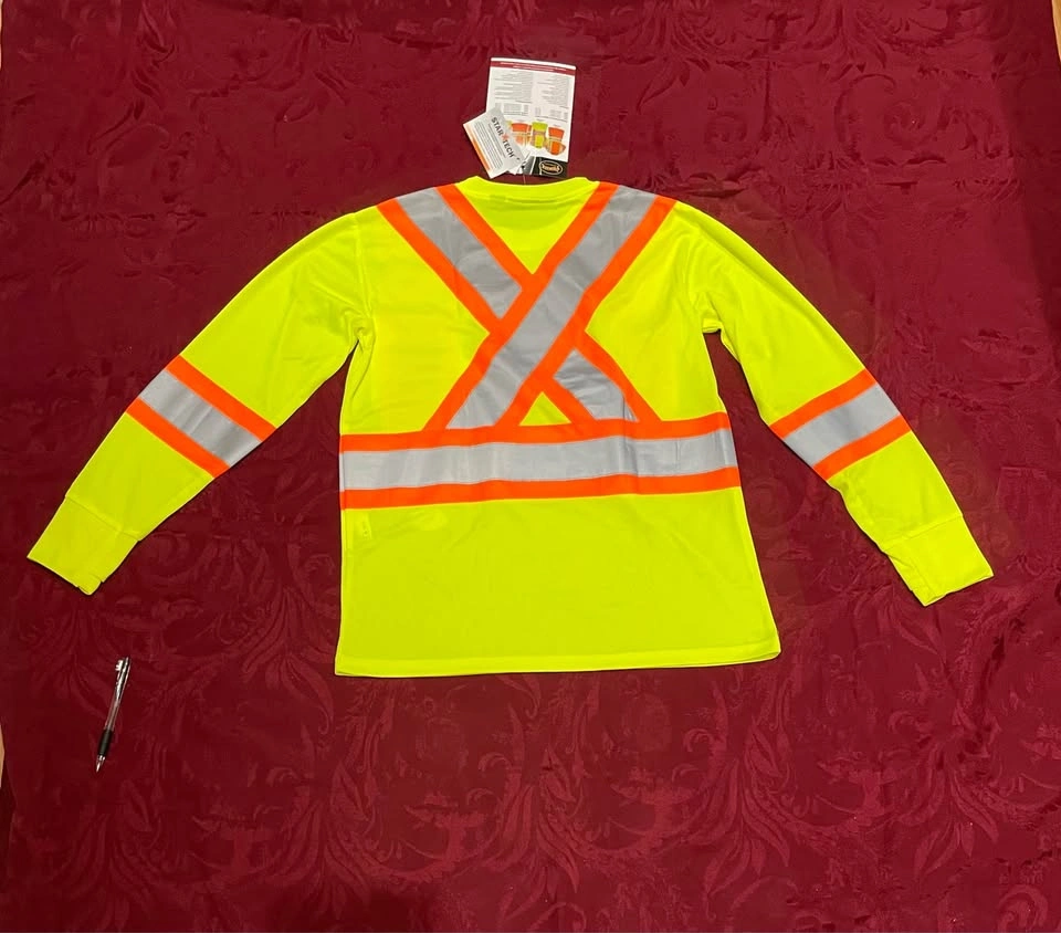 Womens HI-VIS BIRDSEYE LONG-SLEEVE SHIRT: Polyester - XS - photo 2