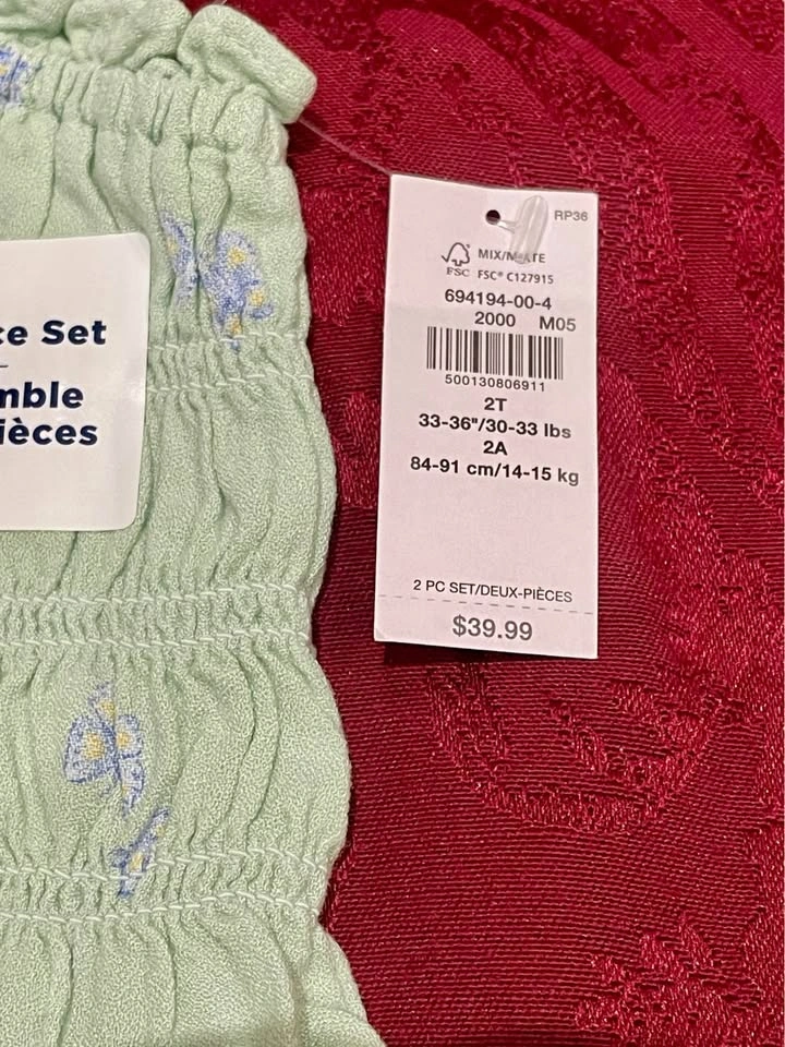 NEW 2T - 2 pc Summer Outfit - Old Navy - photo 3