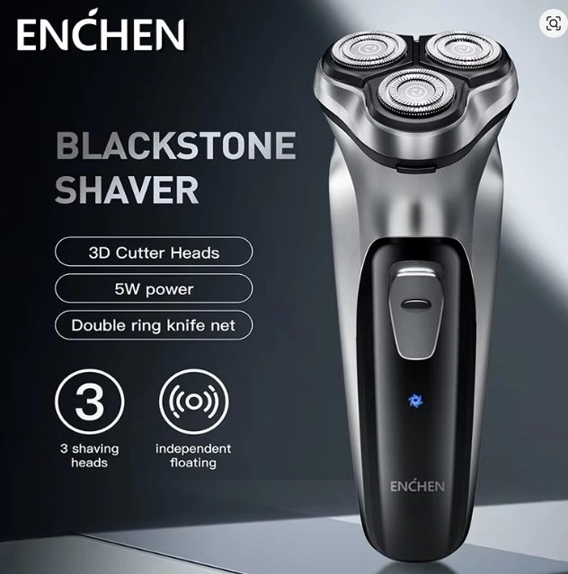 Shaver Rotary Shaver for Men 3D Floating Blade Washable - photo 2
