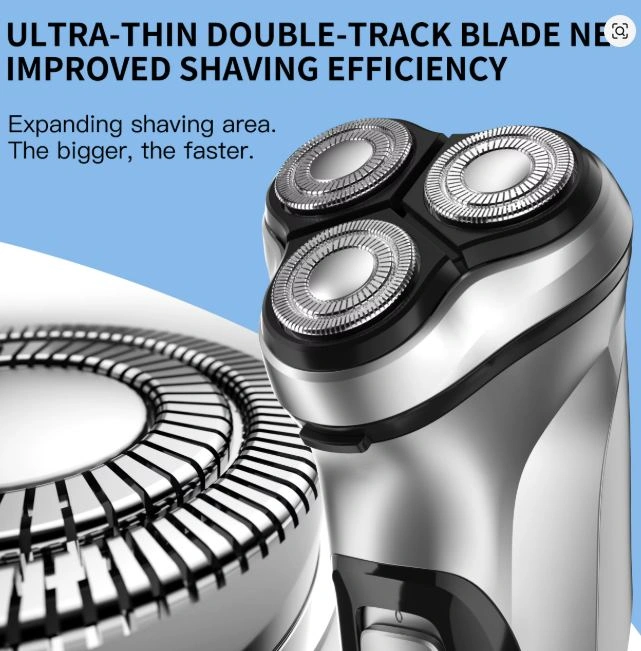 Shaver Rotary Shaver for Men 3D Floating Blade Washable - photo 5