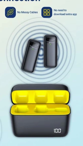 Microphone Wireless Stereo Lavalier - Brand New - photo 3