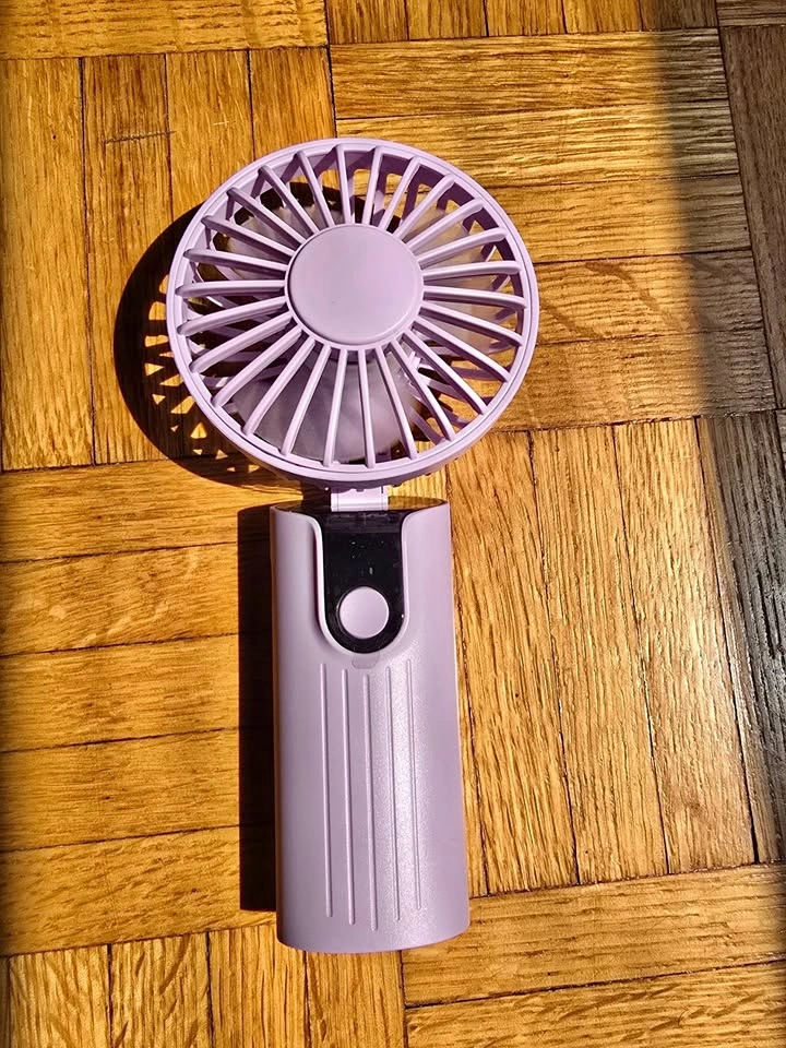 Portable Handheld Fan 3-Speed Foldable USB Desk Fan