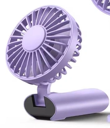 Portable Handheld Fan 3-Speed Foldable USB Desk Fan - photo 3
