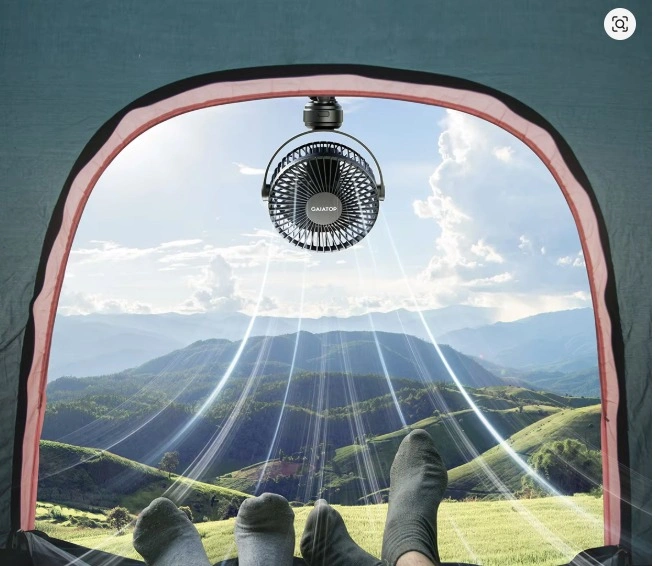 Clip on Fan Rotate Flexible Tripod Cooling Fan for Car Seat Stro - photo 4