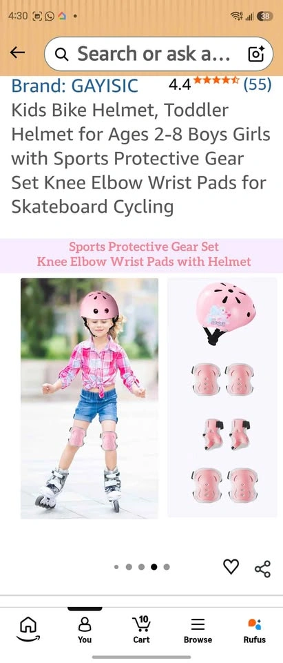 Kids Bike Helmet, Toddler Helmet for Ages 2-8 Boys - photo 3