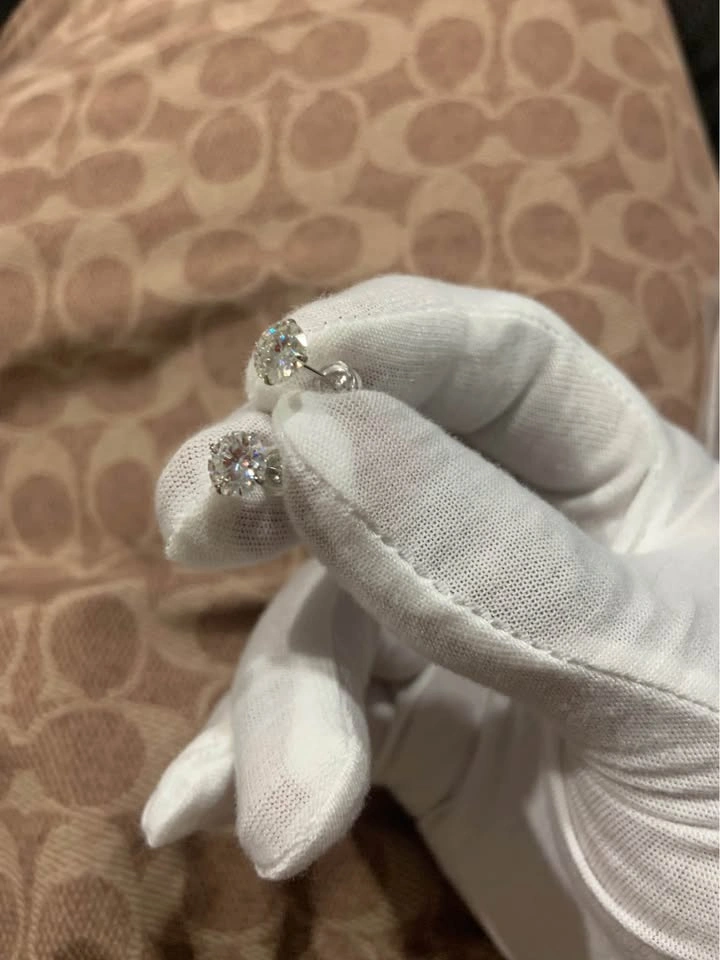 Diamond earrings - photo 2