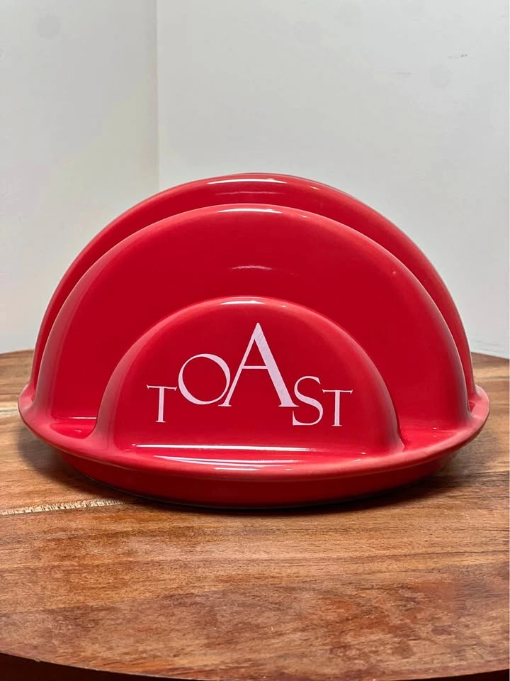 Vintage Red Ceramic Toast Rack Holder – The Old Pottery Company
