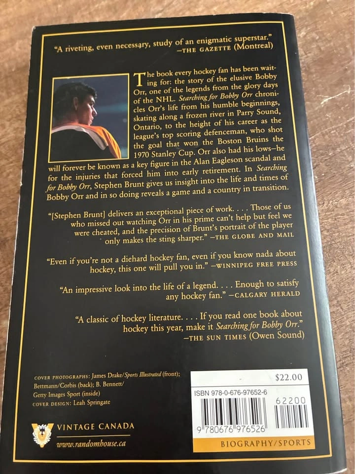 Searching for Bobby Orr Book - photo 4