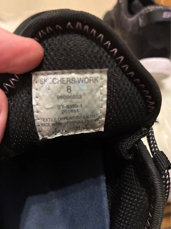Skechers Work Steel Toe Sneakers size 8 woman - photo 4