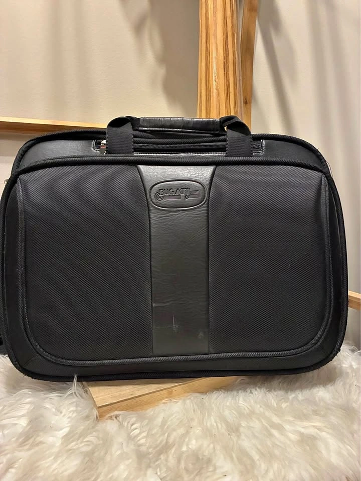 Bugatti Black Briefcase