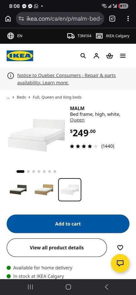 IKEA Malm Bed Frame QUEEN - photo 4