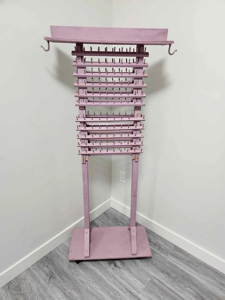 Braiding Rack for braids on wheels