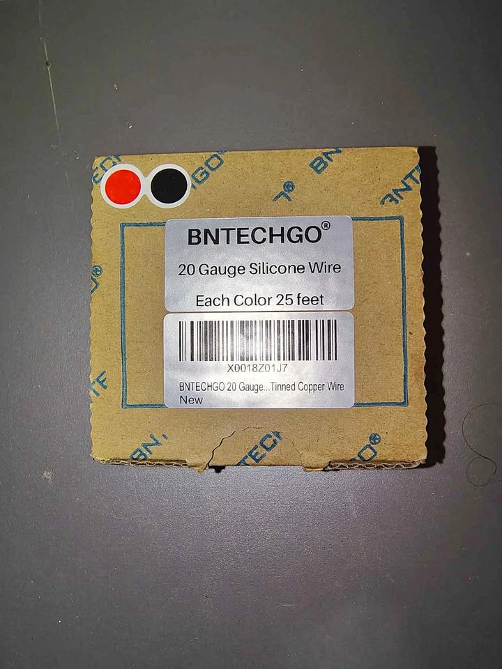 BNTECHGO 20 Gauge Silicone Wire 25ft Red and Black