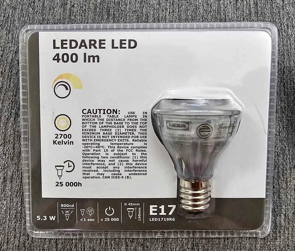 Ikea LED bulbs (pack of 3)