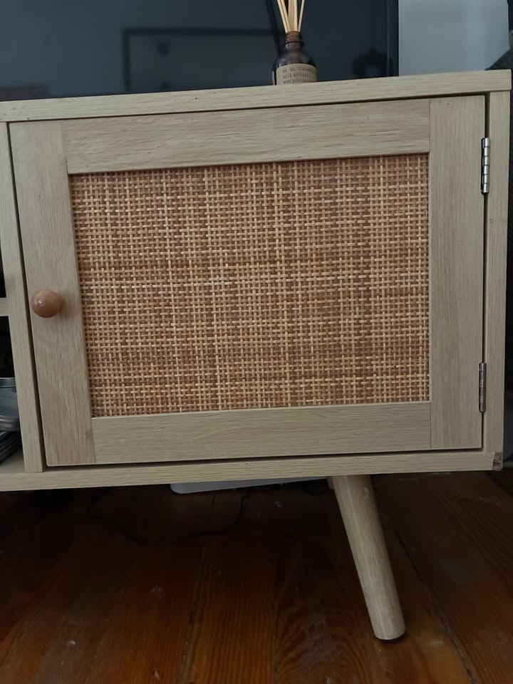 Wood/Rattan Credenza - photo 3